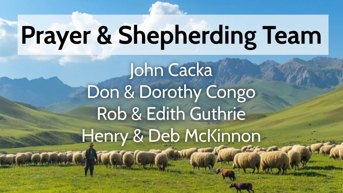 Prayer & Shepherding Team