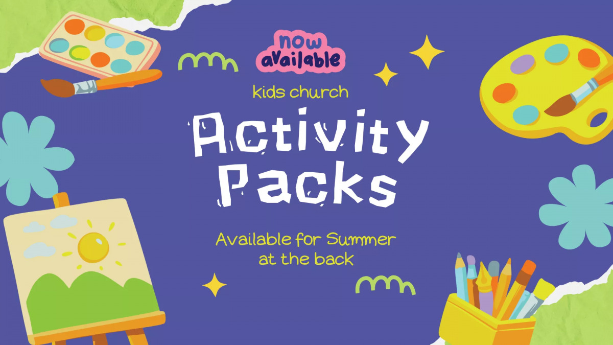 Announce Kids Activity Packs
