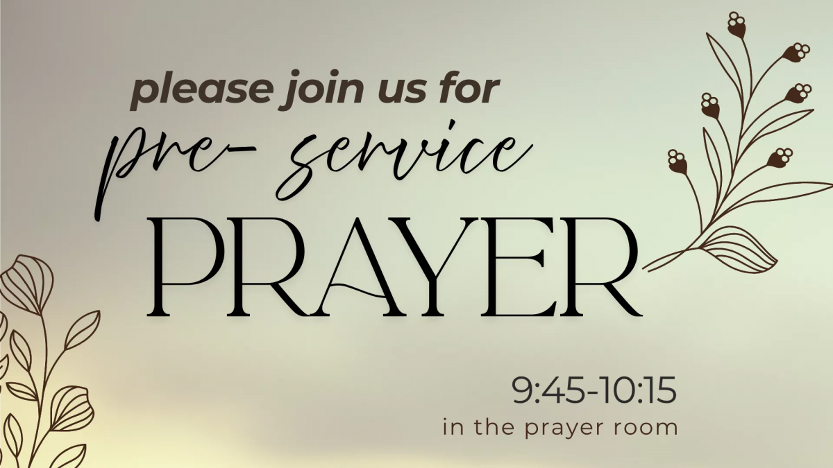 Pre Service Prayer Slide
