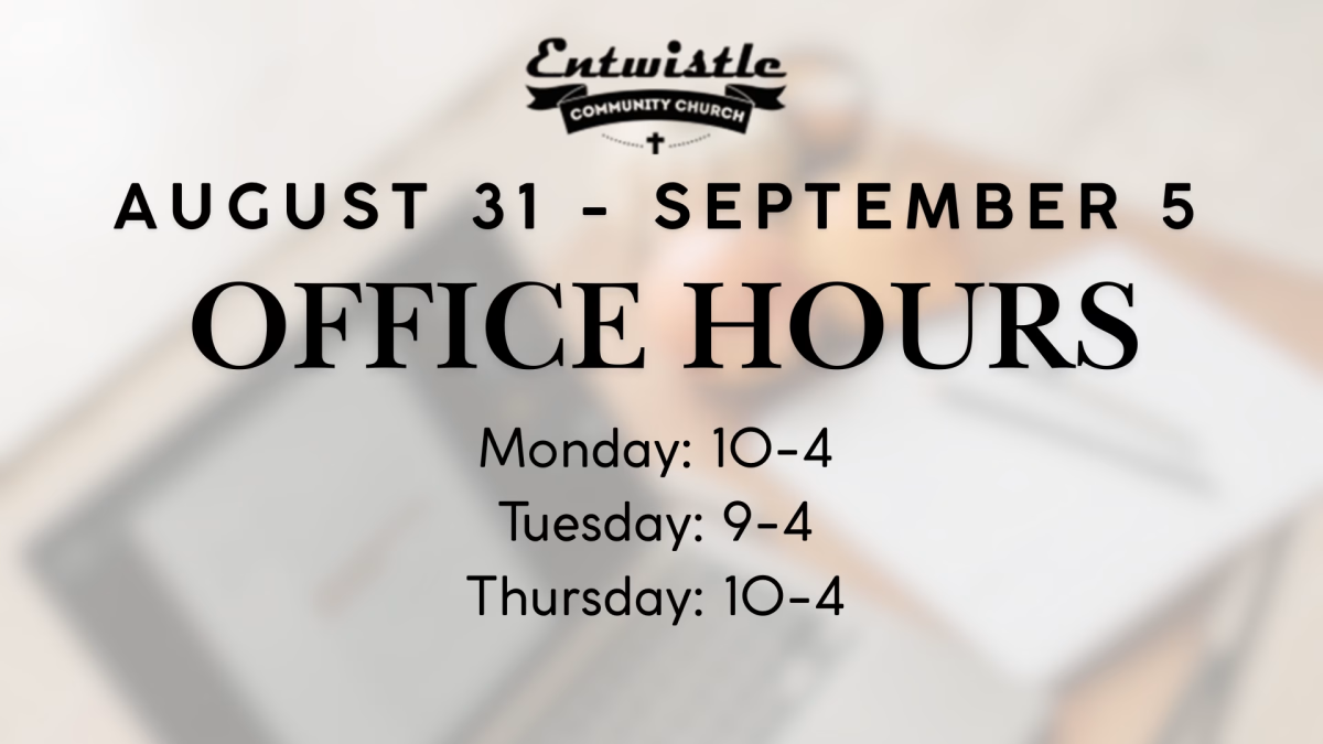 Aug 31- Sept 5 Hours