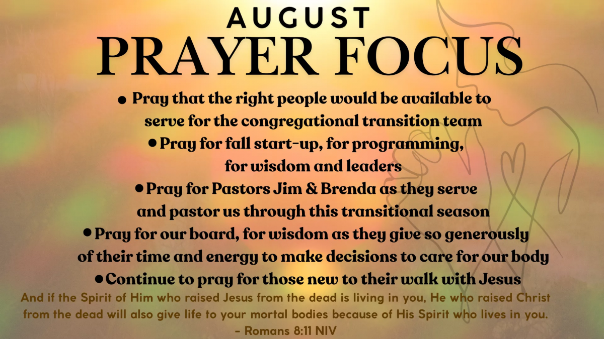 August Prayer