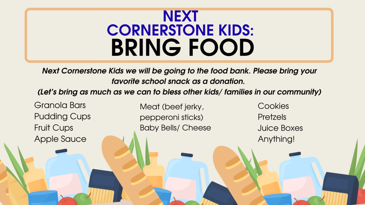 Next Cornerstone Kids Bring Food (Presentation)