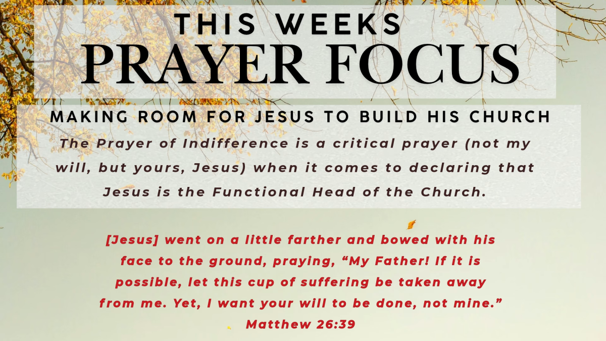 Prayer Focus Oct 1